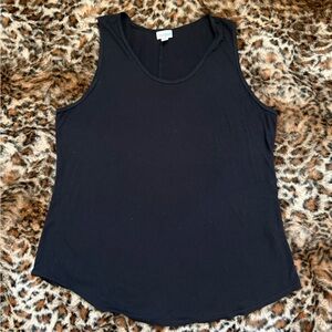 LuLaRoe Black Sleeveless Scoop Neck Tank 2XL